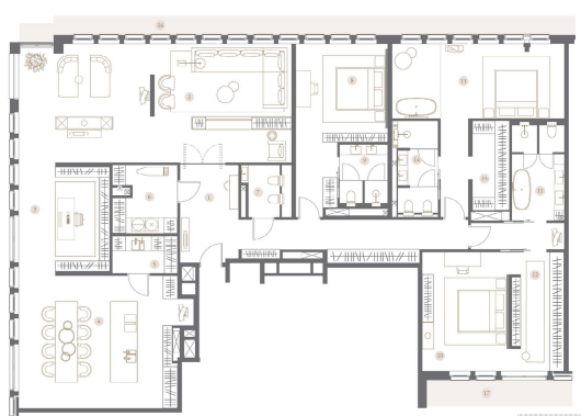 Layout picture 5-rooms from 247.75 m2