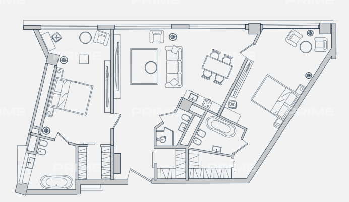 Layout picture 6-rooms from 223 m2 Photo 3