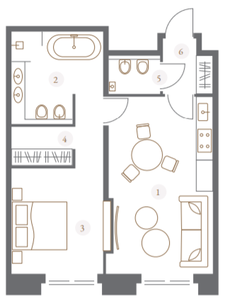 Layout picture 6-rooms from 207.46 m2