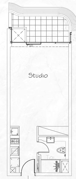 Layout picture Studios from 408 sqft