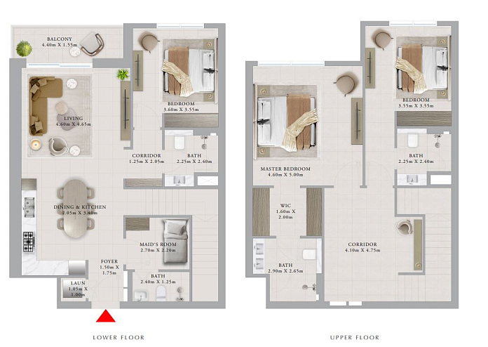 Layout picture Townhouses from 2041 sqft