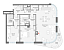 Layout picture Apartment with 2 bedrooms 135.4 m2 in complex Dom Lavrushinsky