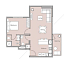 Layout picture 1-rooms flat 76.2 m2 in complex V1TER Residence