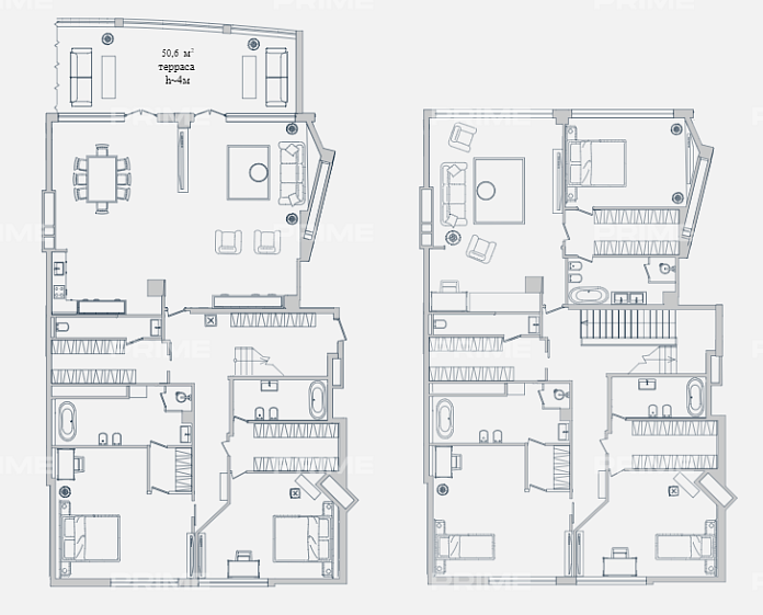 Layout picture 7-rooms from 375 m2