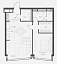 Layout picture Apartments with 1 bedrooms 69.3 m2 in complex AHEAD