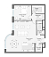 Layout picture Apartment with 2 bedrooms 95.8 m2 in complex Dom Lavrushinsky