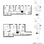 Layout picture Apartments with 3 bedrooms 245.4 m2 in complex Titul na Serebrjanicheskoy