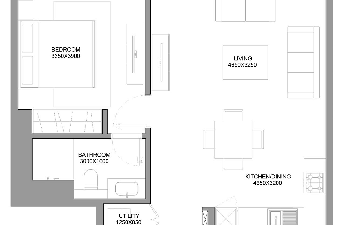 Flat 81.4 m2 in complex Verde